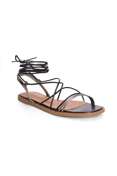 01-4343 Strappy Flat Sandal*