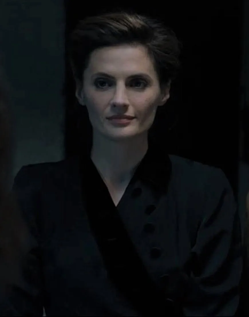 A Call To Spy Stana Katic Coat | Vera Atkins Black Coat