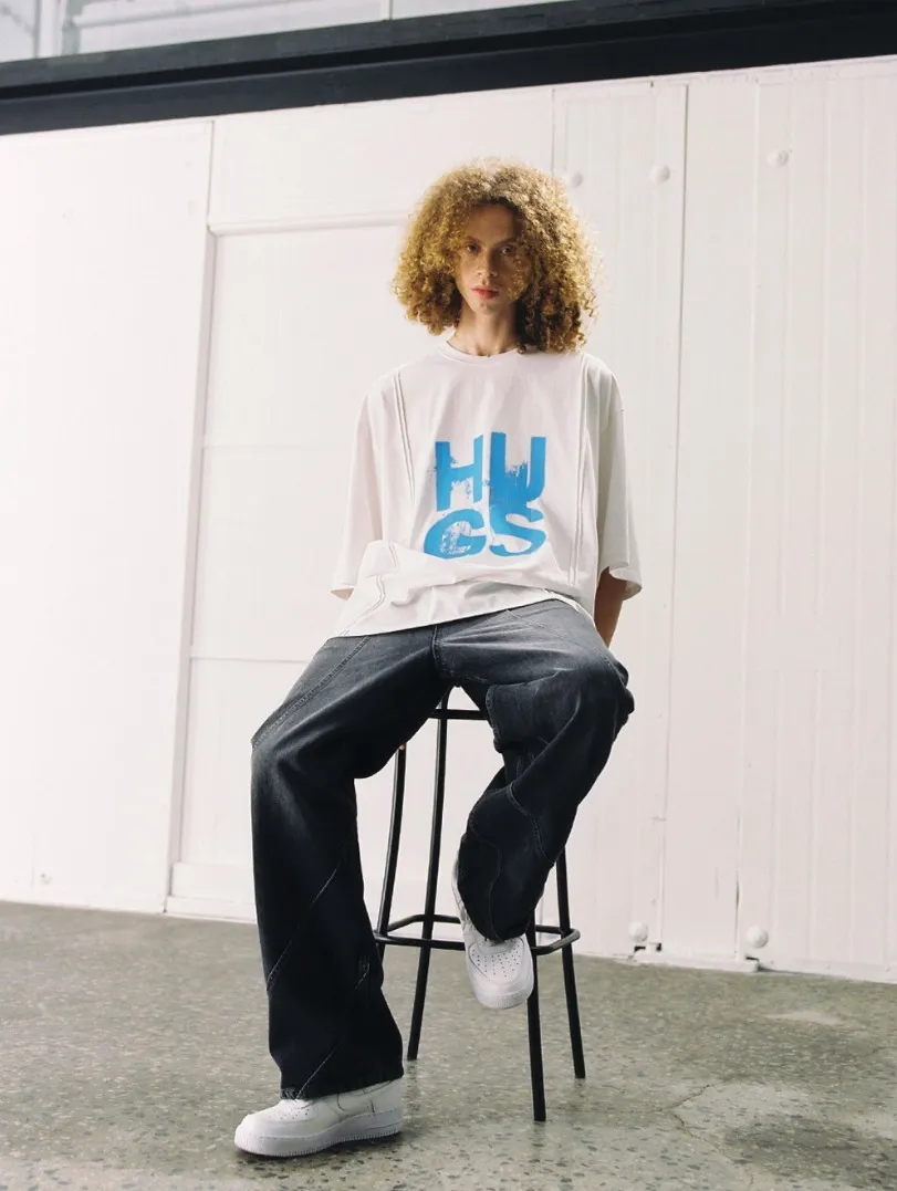 ADD SEOUL  |Unisex Street Style Short Sleeves Logo T-Shirts