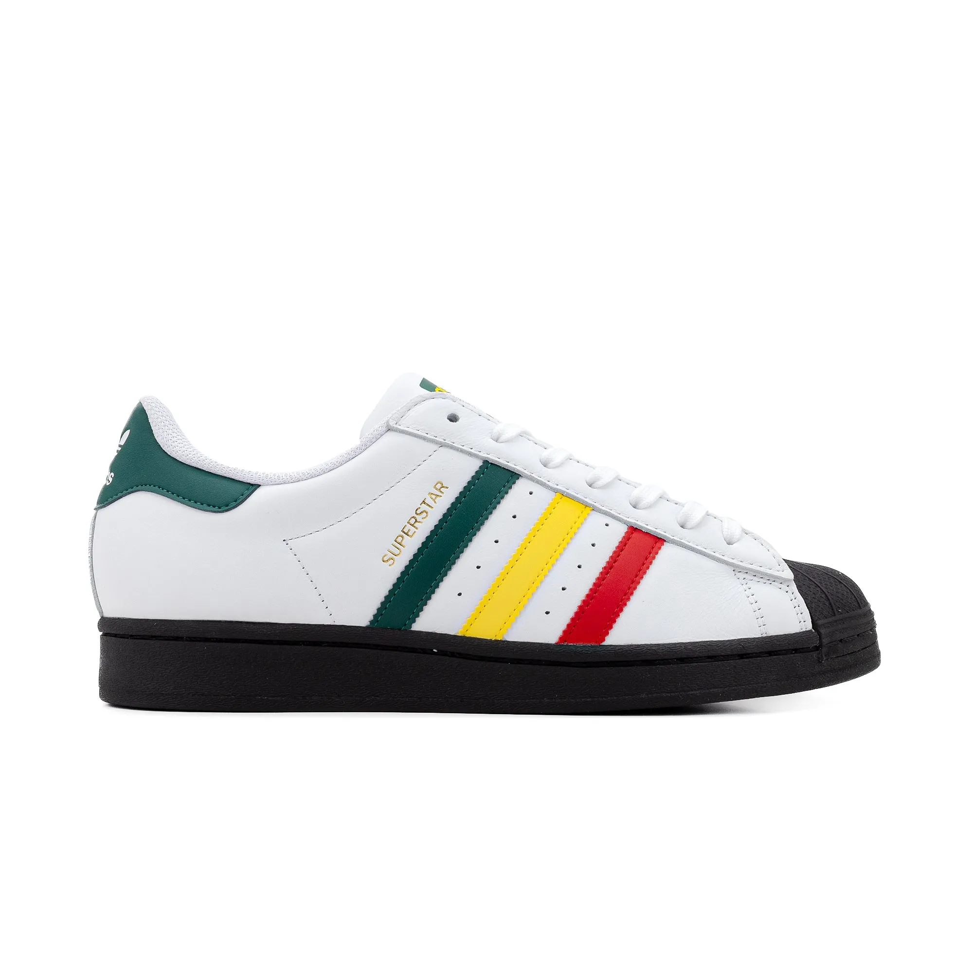 adidas Superstar White/Yellow/Collegiate Green IH3120