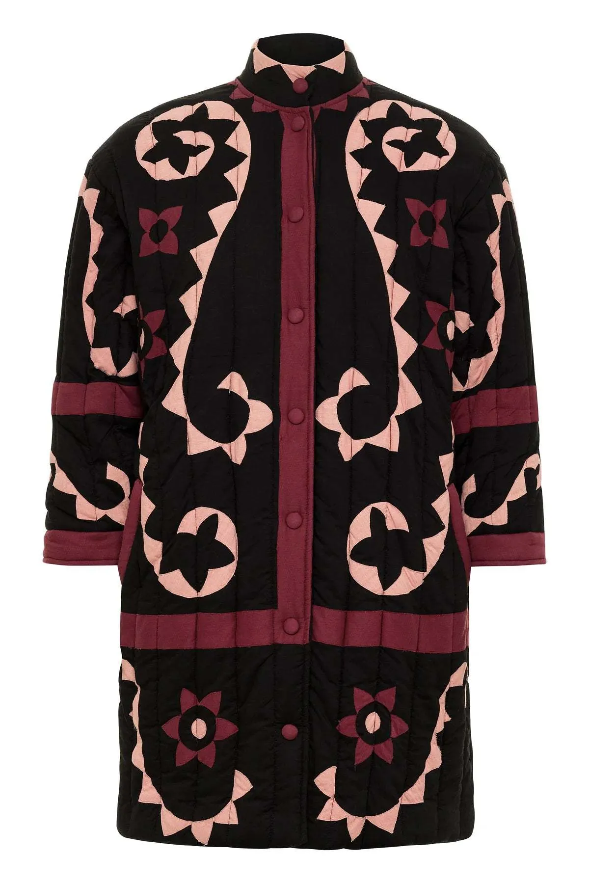 Applique Quilted Coat