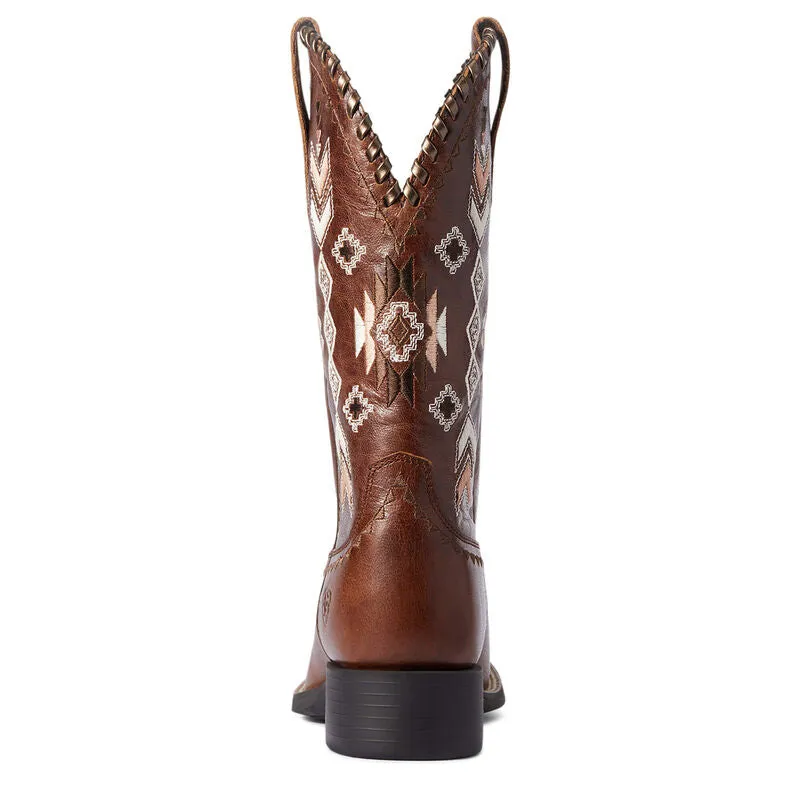 Ariat Women's Round Up Skyler Western Boot - Canyon Tan 10038327