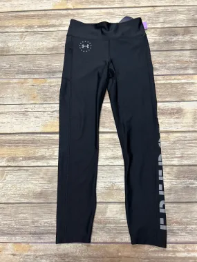 Athletic Leggings By Under Armour In Black, Size: M