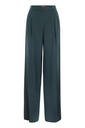 ATTILA - WIDE TROUSERS IN ENVER SATIN