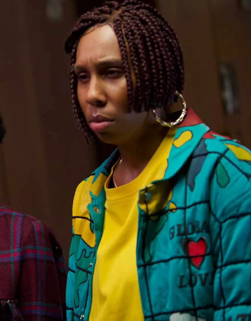 Bad Hair Lena Waithe Jacket | Brook-Lynne Printed World Map Jacket