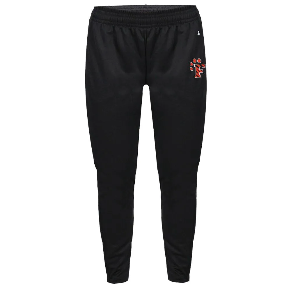 Badger Sport Women's Tiger Stripe Logo Trainer Pant