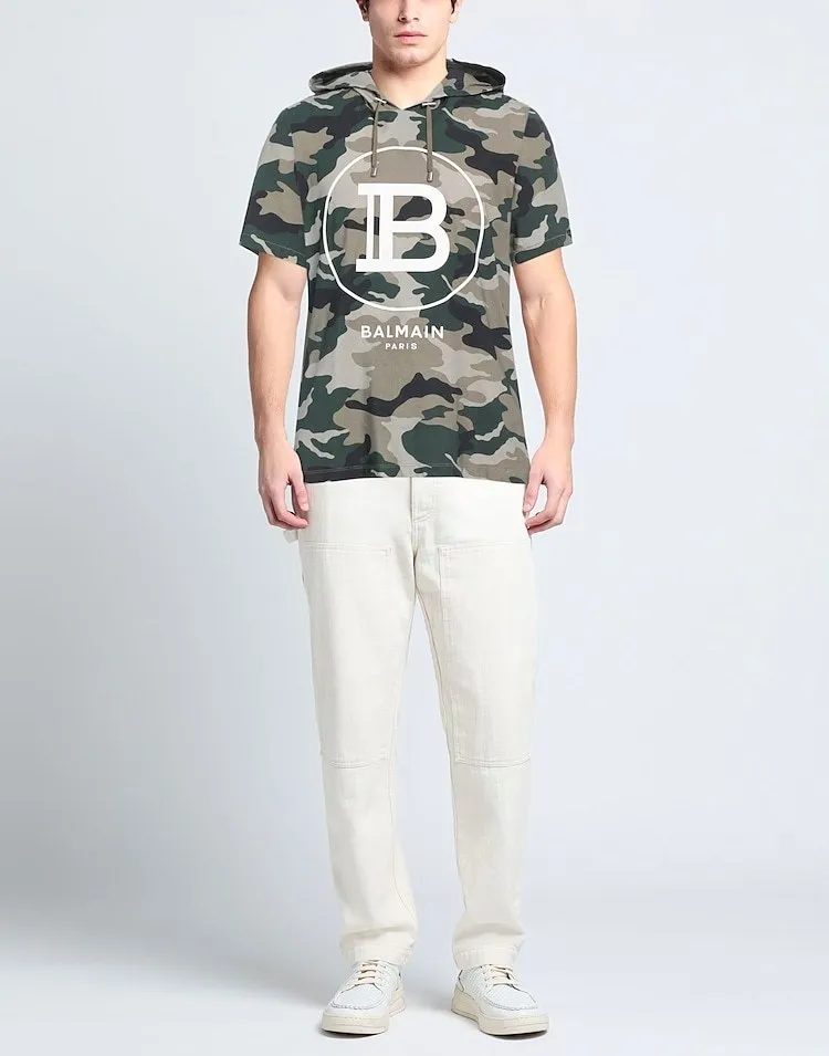 BALMAIN  |Short Sleeves Logo Luxury T-Shirts