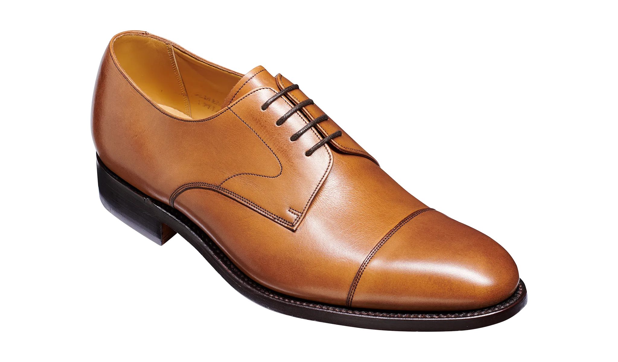 Barker Morden Classic toe- cap Derby Shoe  - Conker Calf