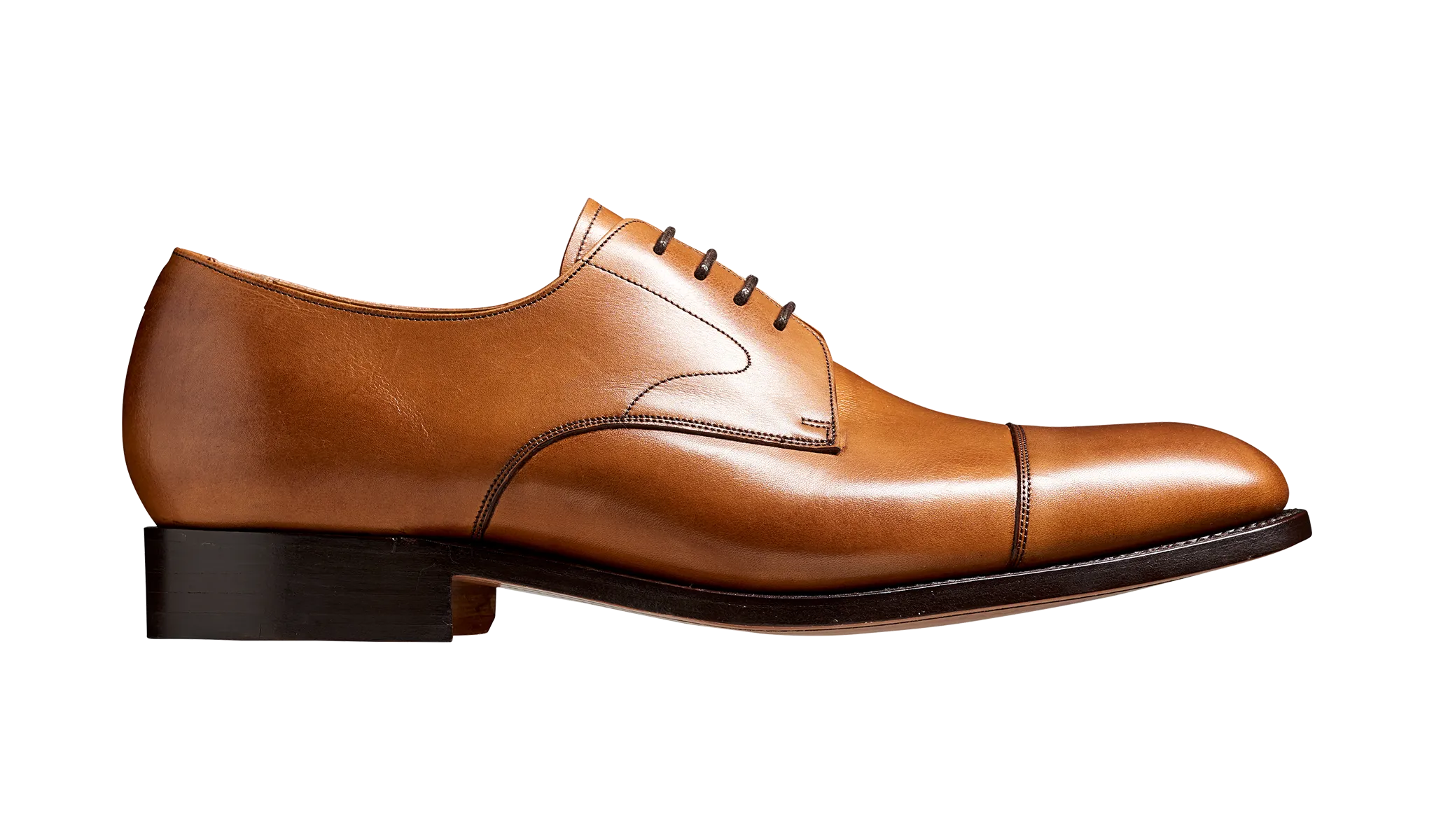 Barker Morden Classic toe- cap Derby Shoe  - Conker Calf