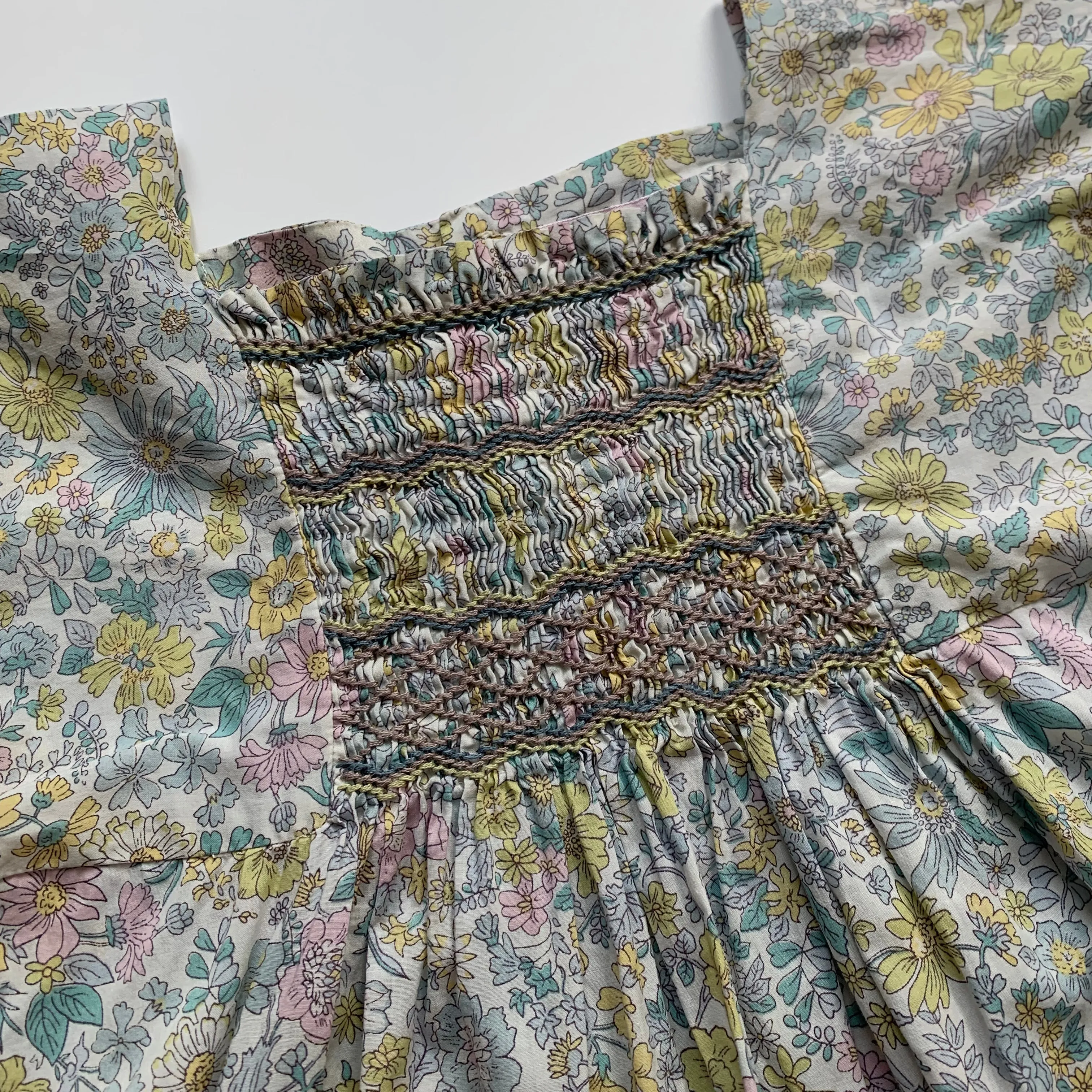 Bonpoint Anniversary Blue Liberty Print Dress: 6 Years