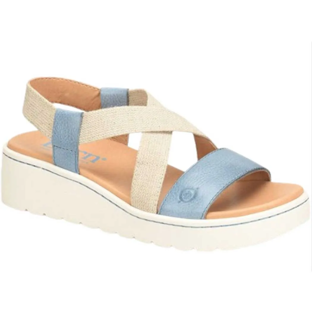 Born Kasady Sandal Blue Full Grain (Women's)