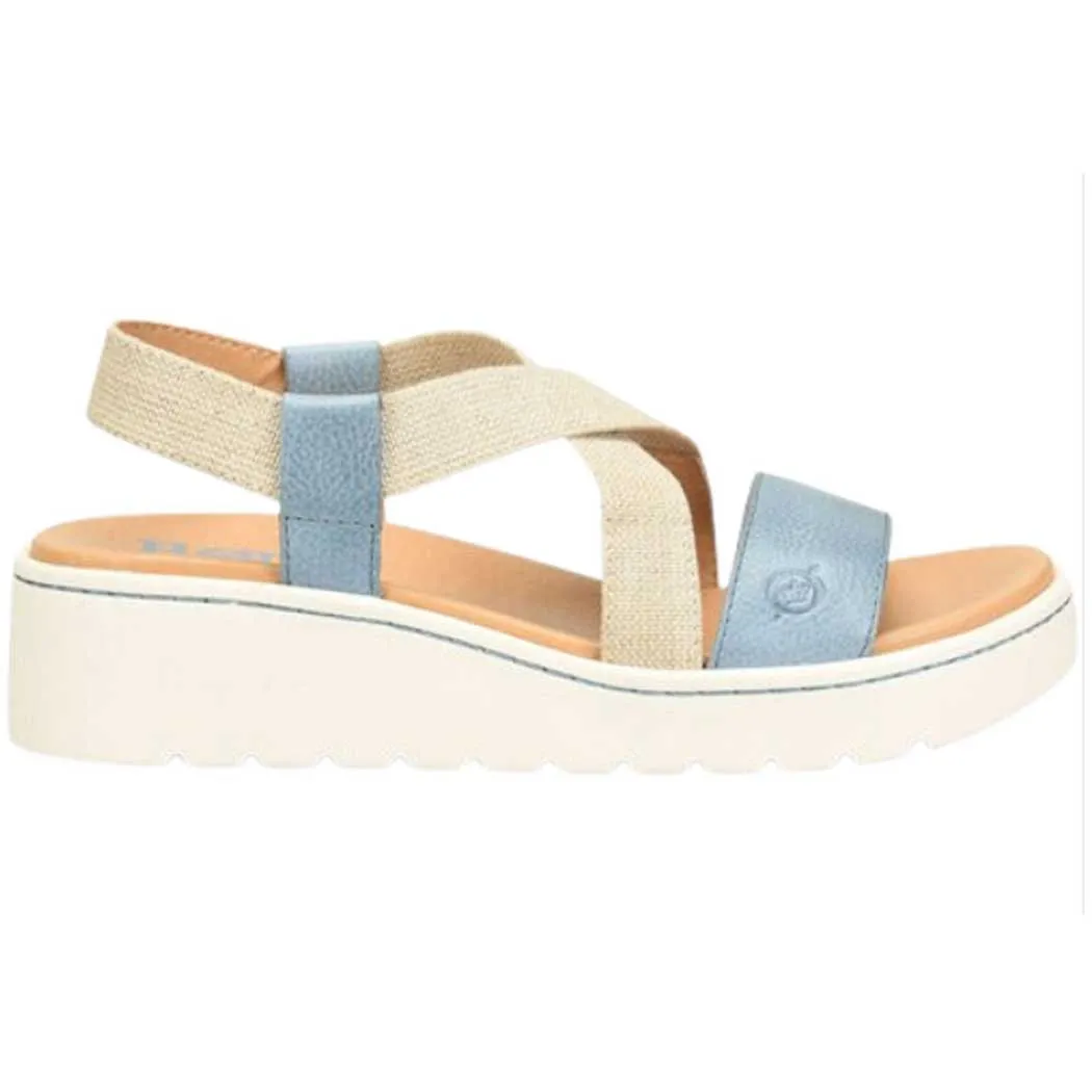 Born Kasady Sandal Blue Full Grain (Women's)