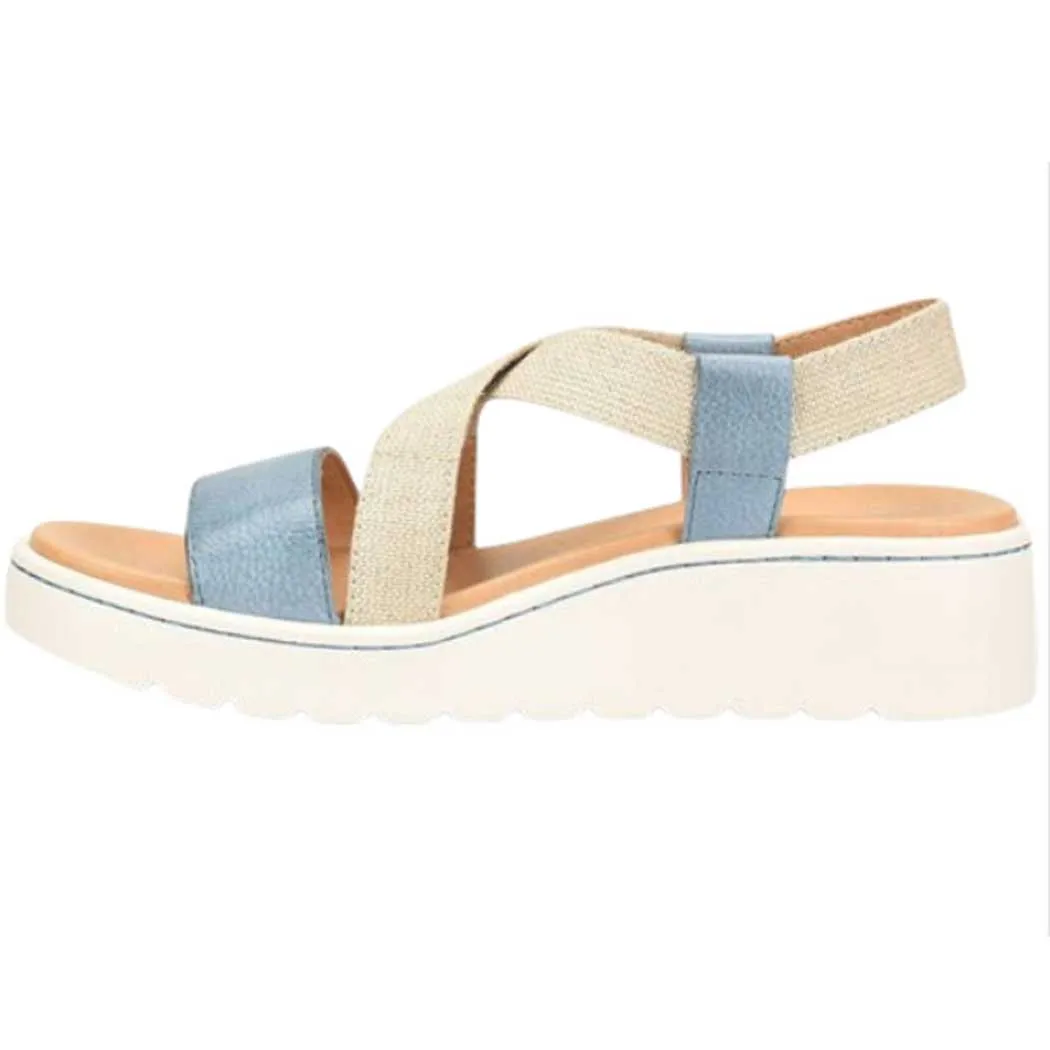 Born Kasady Sandal Blue Full Grain (Women's)