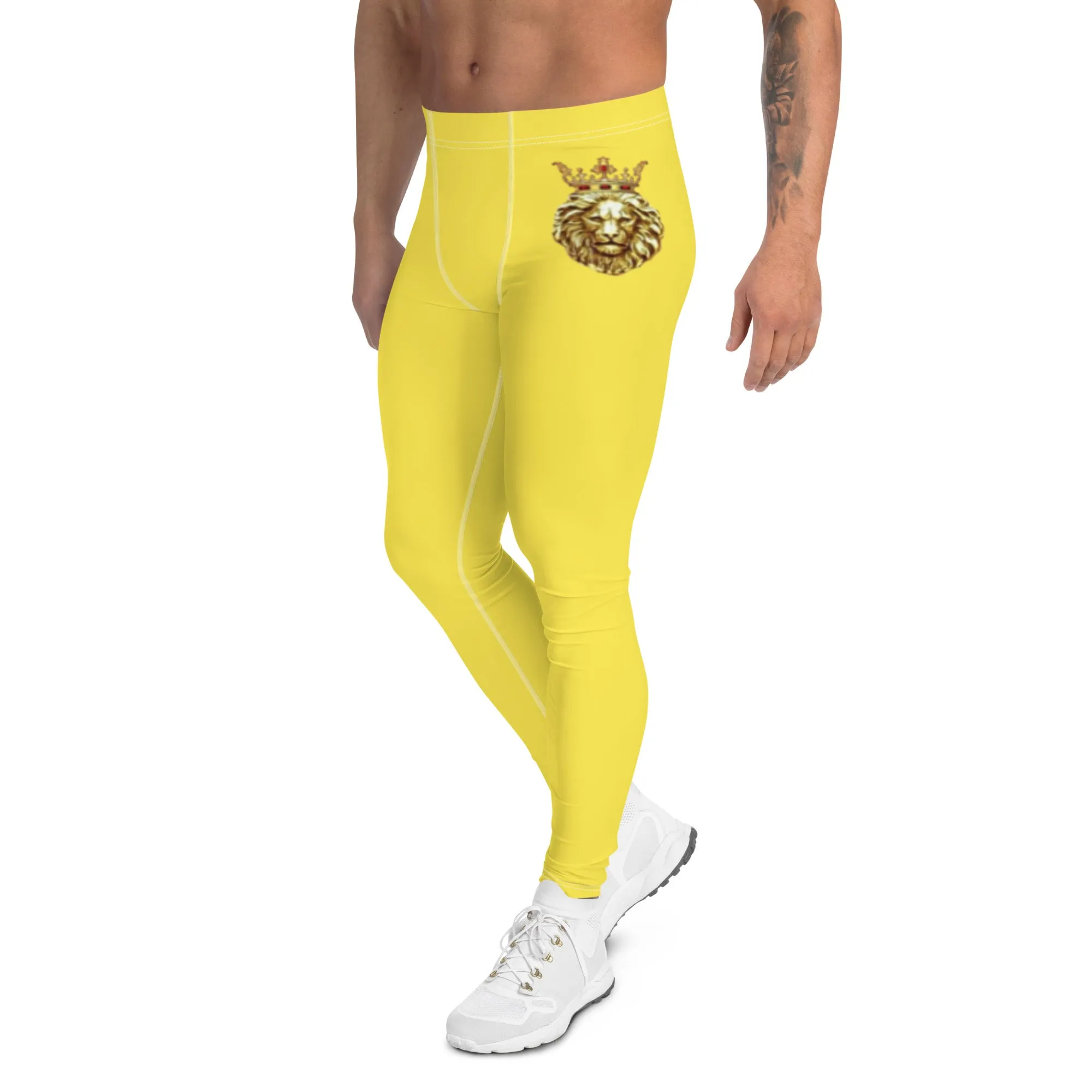 Boss-KING (yellow) Men's Leggings