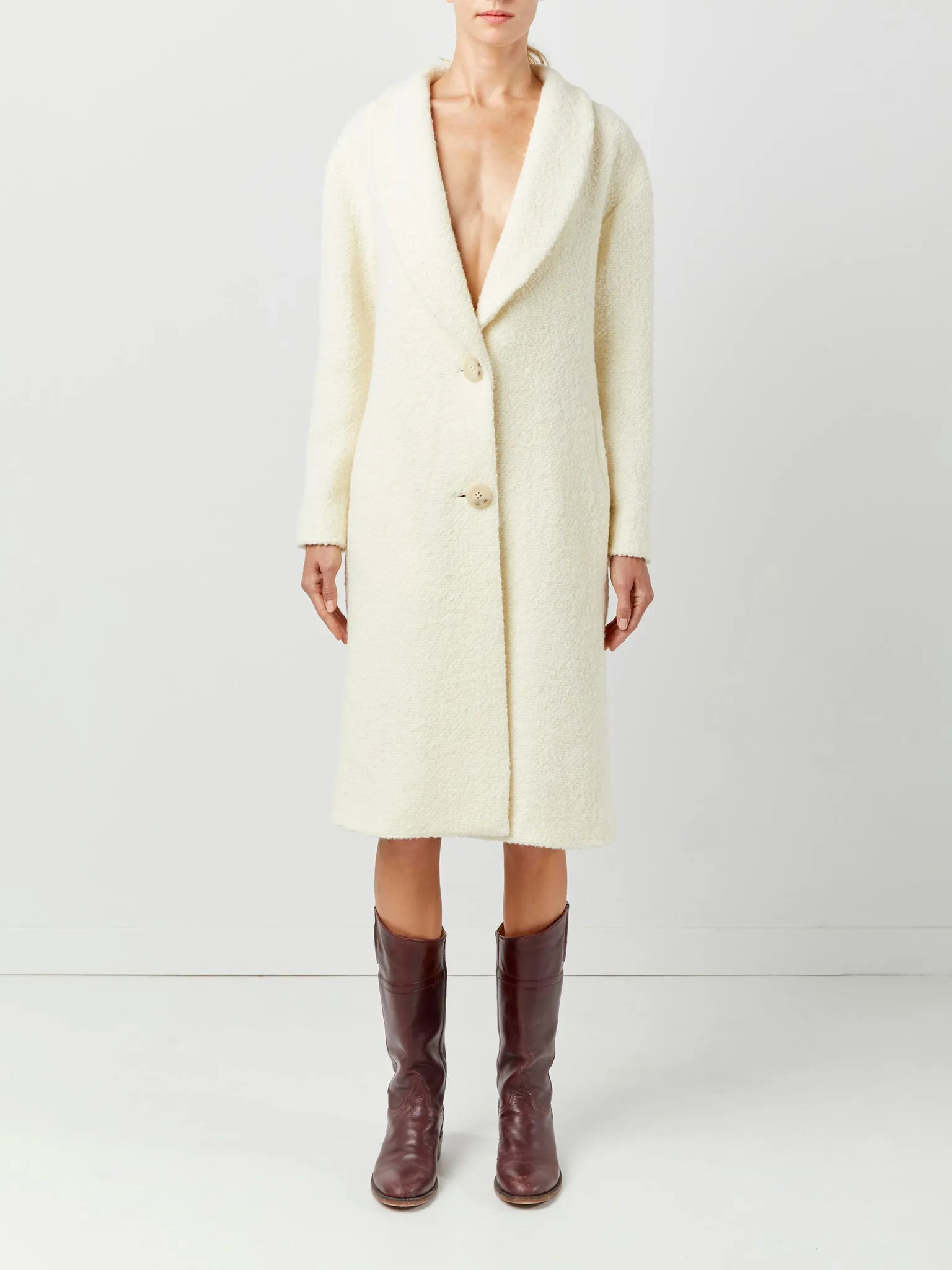 Boucle Sweater Coat