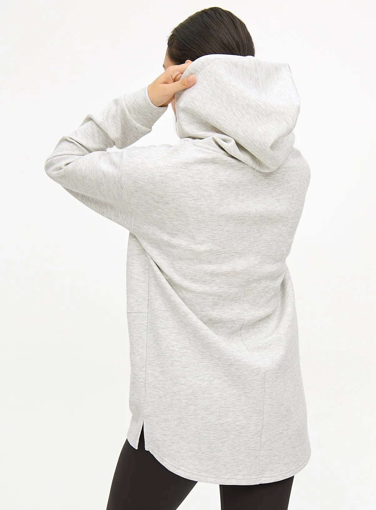 Buy Active Grey Marl Oversized Scuba Hoodie M | Hoodies and sweatshirts | Tu