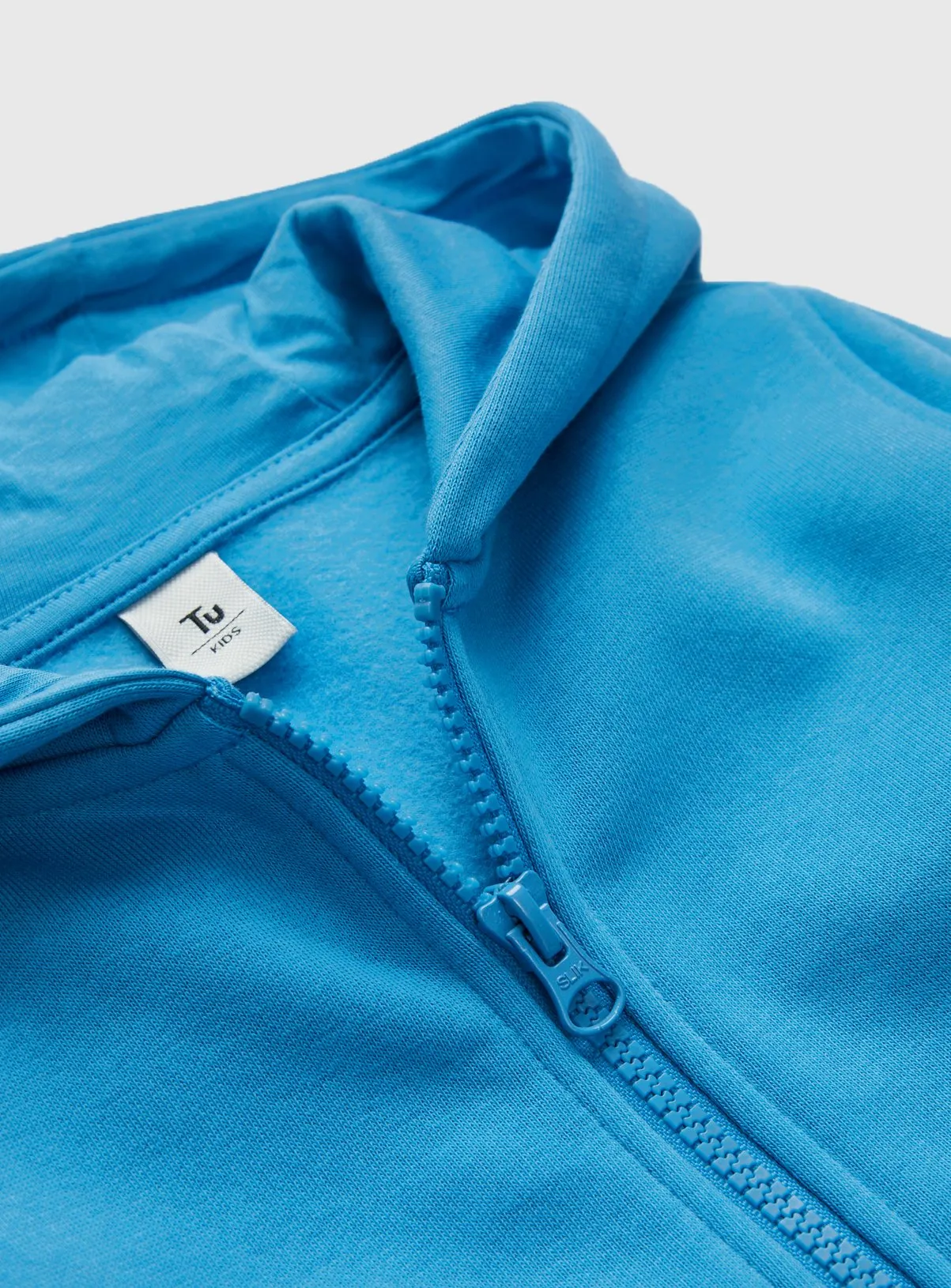 Buy Bright Blue Zip-Through Hoodie 10 years | Jumpers and hoodies | Tu