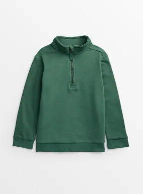 Buy Green Quarter Zip Sweatshirt 4 years | Jumpers and hoodies | Tu