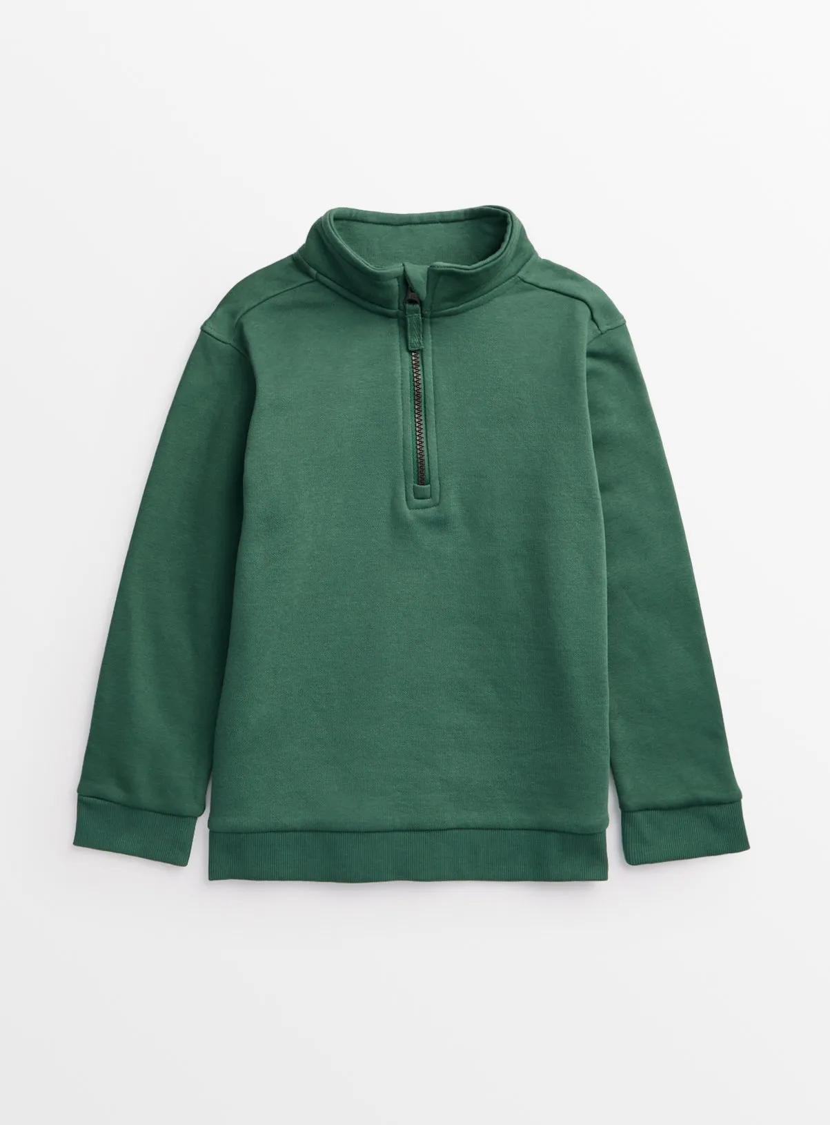 Buy Green Quarter Zip Sweatshirt 5 years | Jumpers and hoodies | Tu