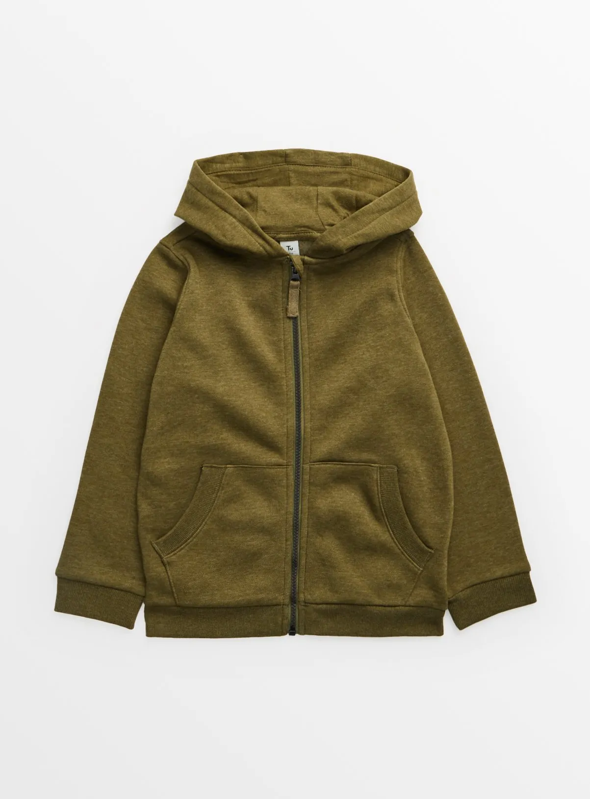 Buy Green Zip Through Hoodie 8 years | Jumpers and hoodies | Tu