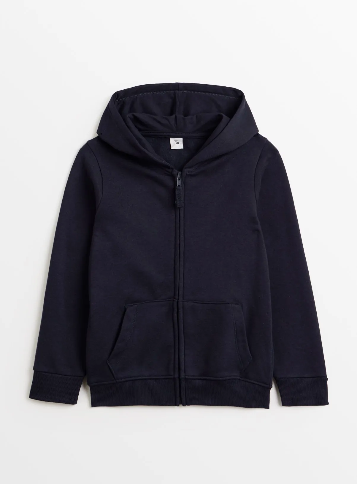 Buy Navy Zip-Through Hoodie 10 years | Jumpers and hoodies | Tu