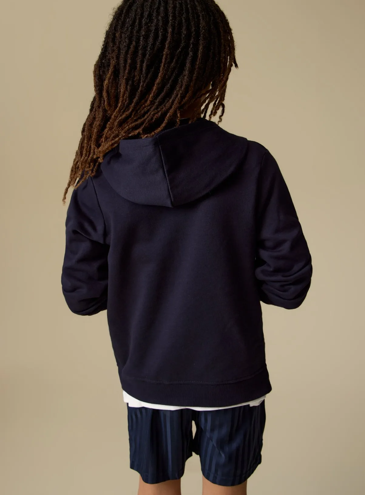 Buy Navy Zip-Through Hoodie 10 years | Jumpers and hoodies | Tu