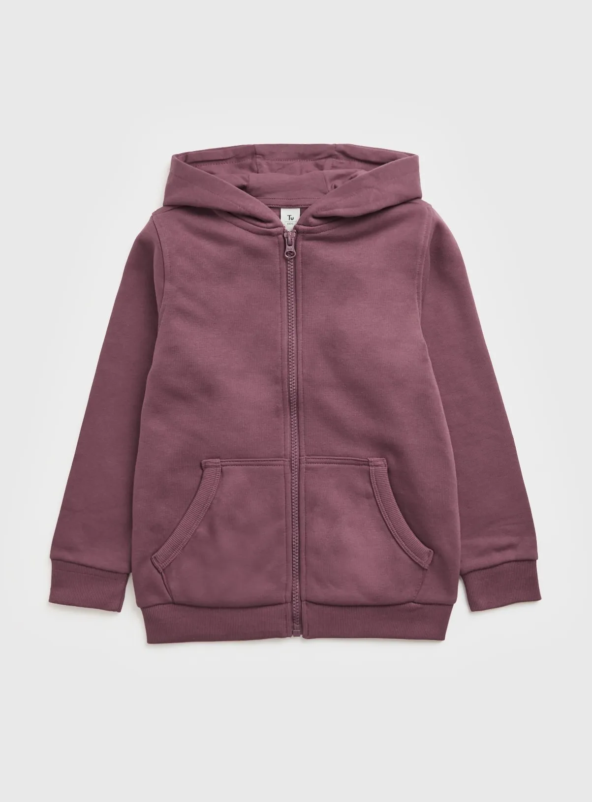 Buy Purple Zip Through Hoodie 1 year | Jumpers and hoodies | Tu