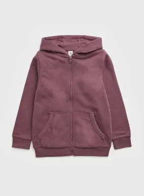 Buy Purple Zip Through Hoodie 2 years | Jumpers and hoodies | Tu