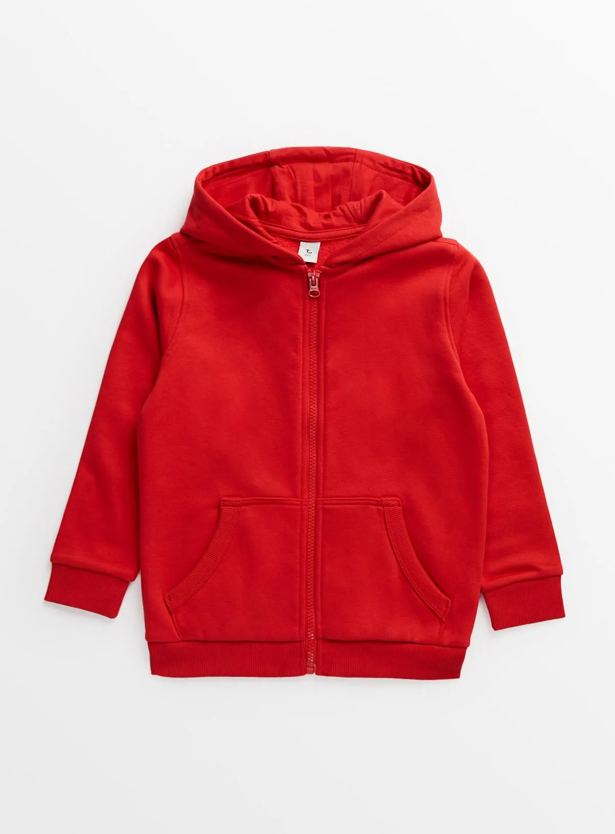 Buy Red Zip-Through Hoodie 11 years | Jumpers and hoodies | Tu