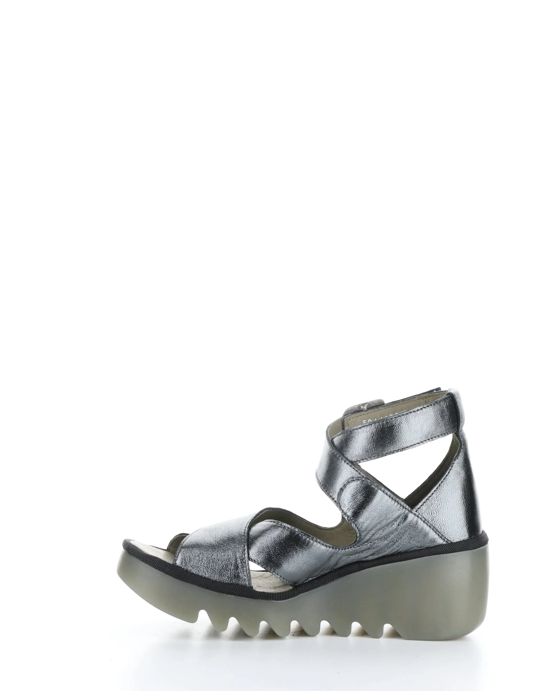 BYRE410FLY 003 GRAPHITE Velcro Sandals