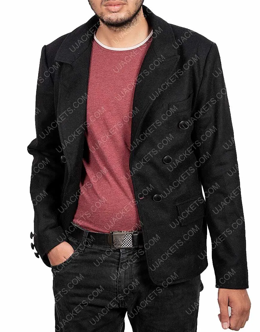 Crowley Good Omens Black Jacket - David Tennant Jacket