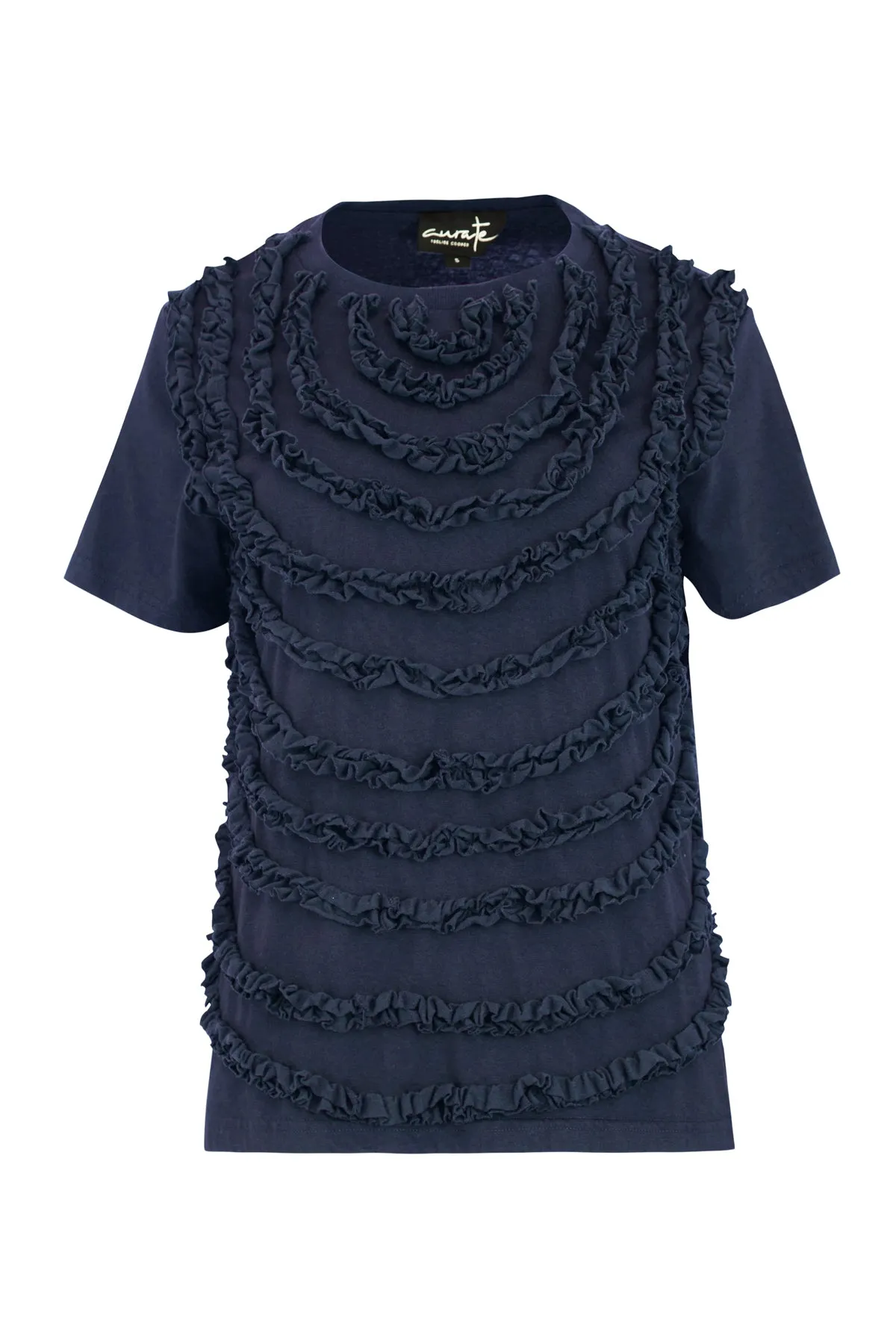 Curate by Trelise Cooper - Ruffle It Up Top Indigo