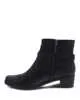 Dansko Womens Cagney Zip Up Boots- Black Burnished Suede