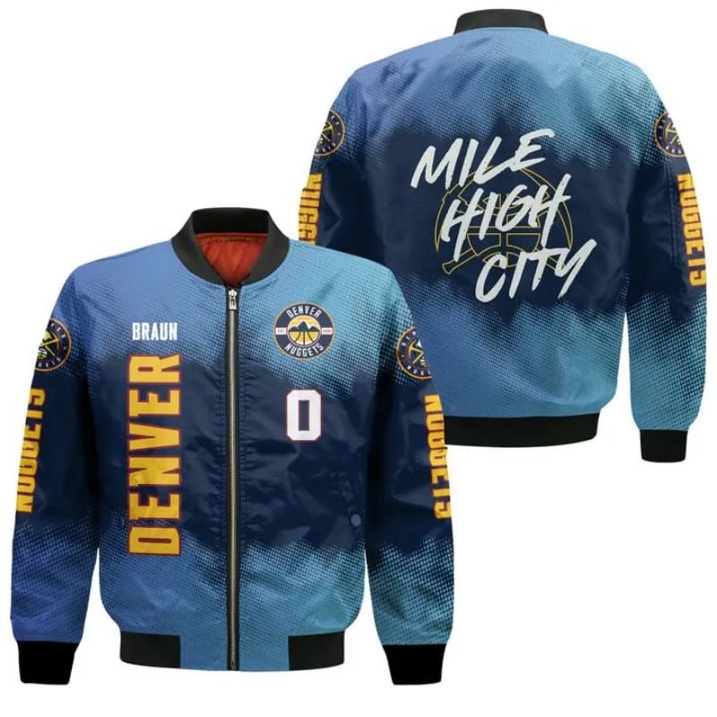 Denver Nuggets Bomber Jacket - William Jacket