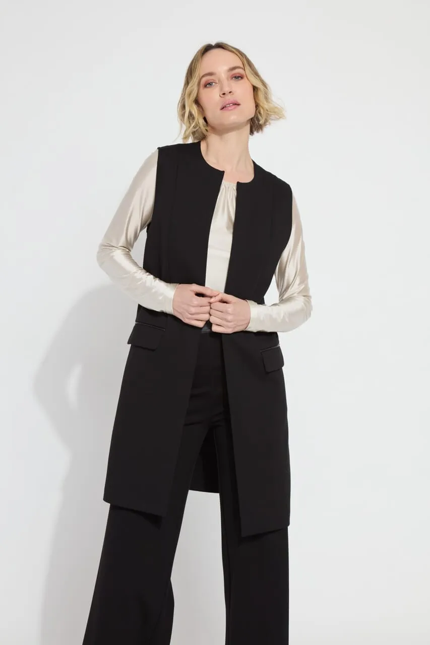 Denver Ponte Sleeveless Coat