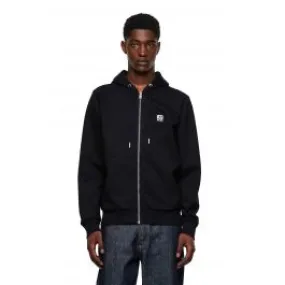 Diesel S-Girk-Hood-Zip-K1 Felpa Black Men Hoodies|akgalleria.com