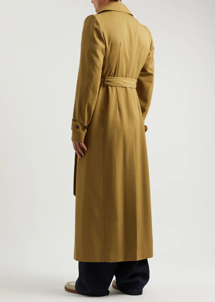 DRIES VAN NOTEN Remos twill trench coat  -                         -                     -                