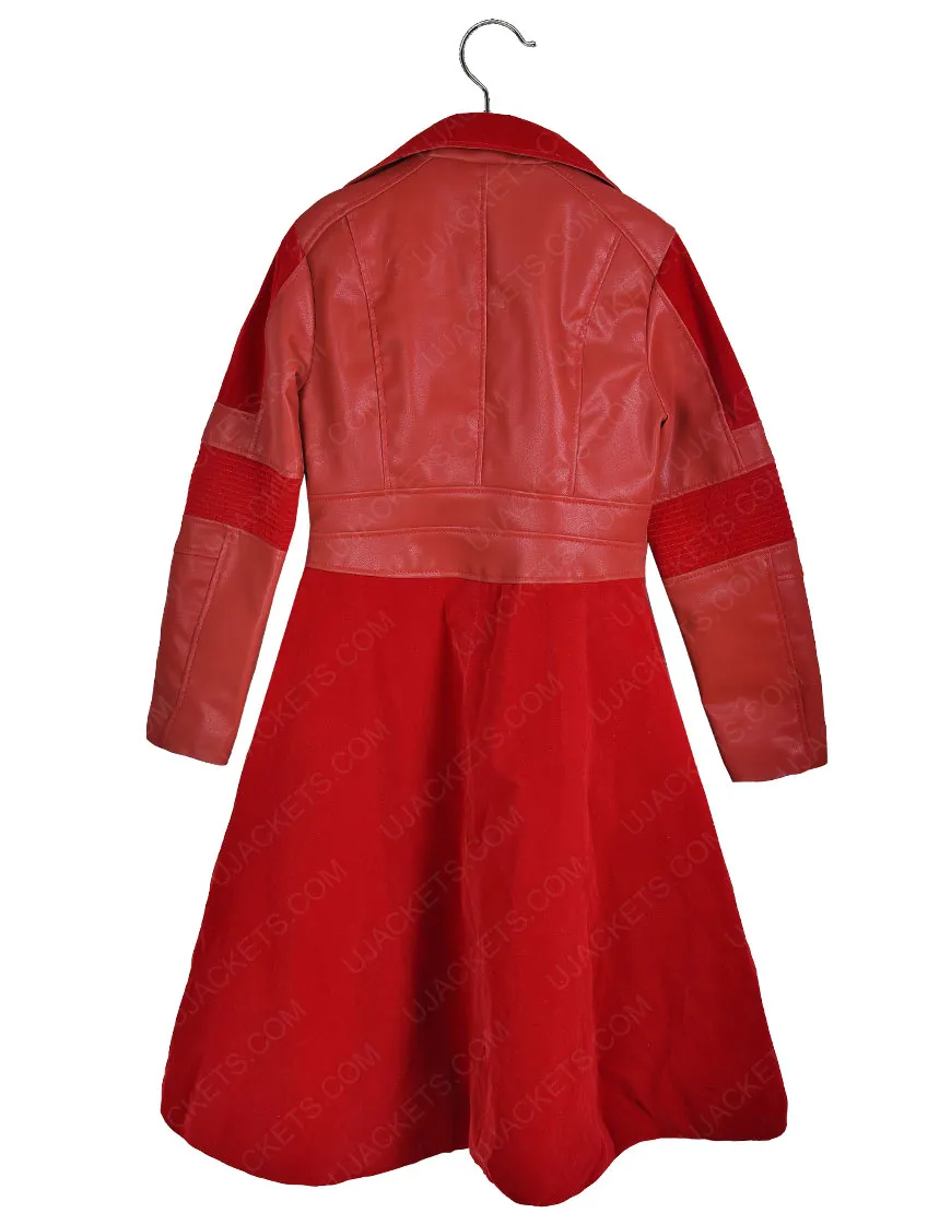 Elizabeth Olsen Captain America Civil War Scarlet Witch Coat - UJackets