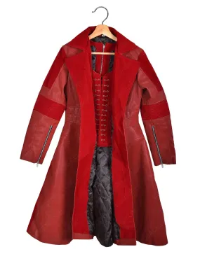 Elizabeth Olsen Captain America Civil War Scarlet Witch Coat - UJackets