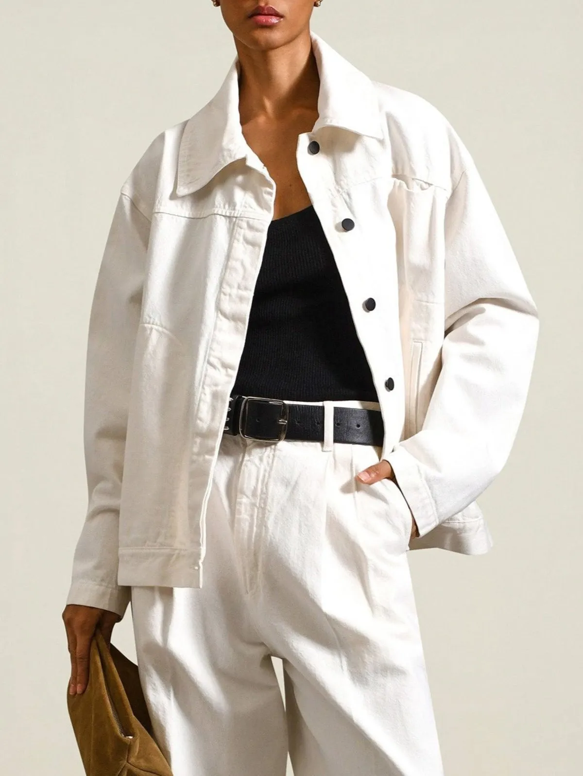 Elliott Chore Coat - Salt White