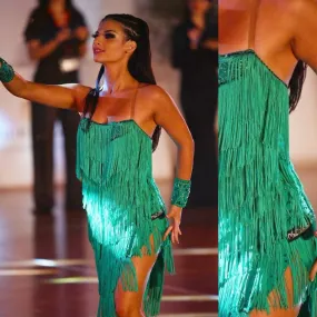 Emerald Dazzling Rhythm Dress