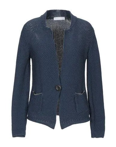 Fabiana Filippi Women Blazer Dark blue 8 UK