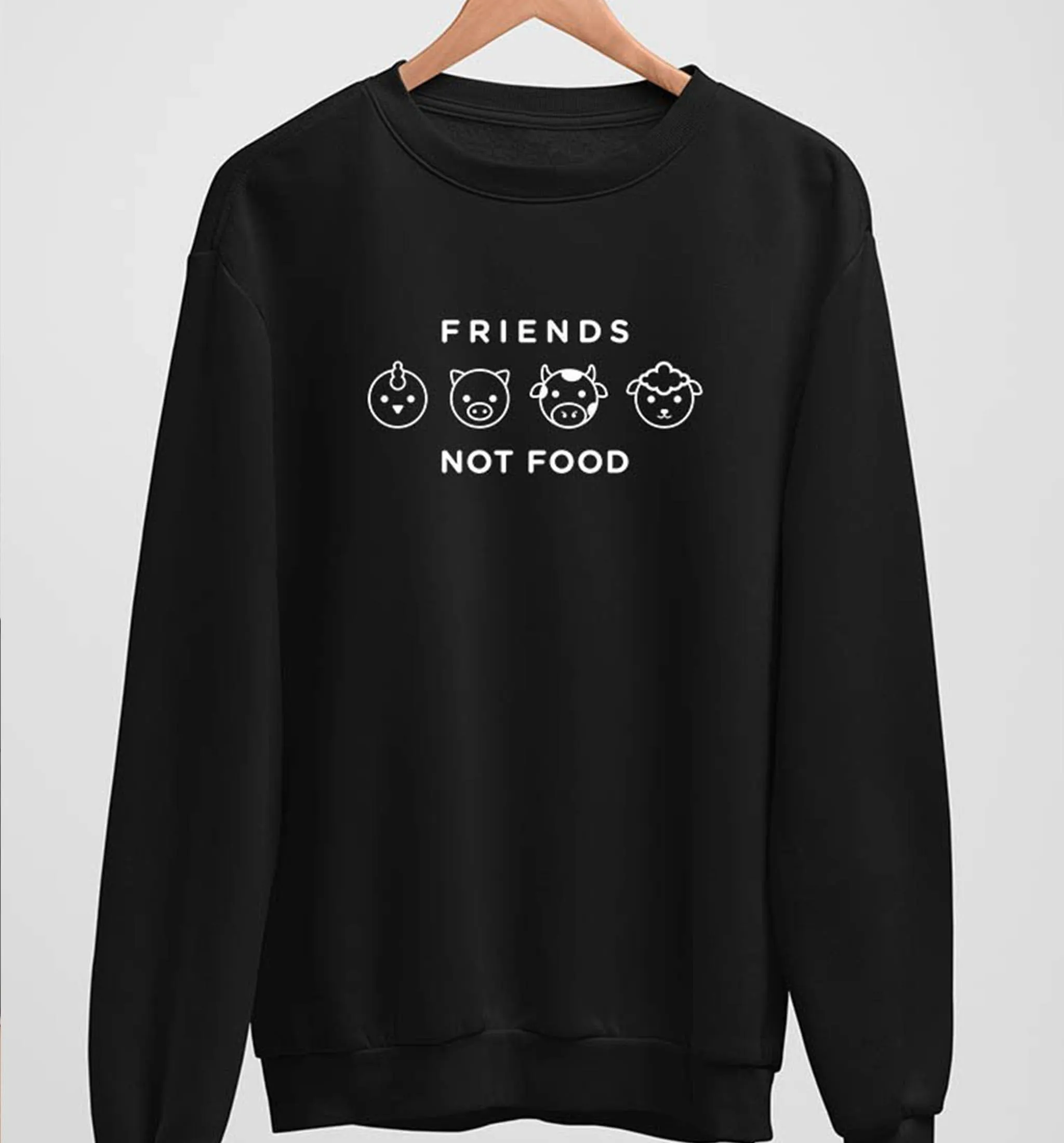 Friends Not Food | Vegan Crewneck