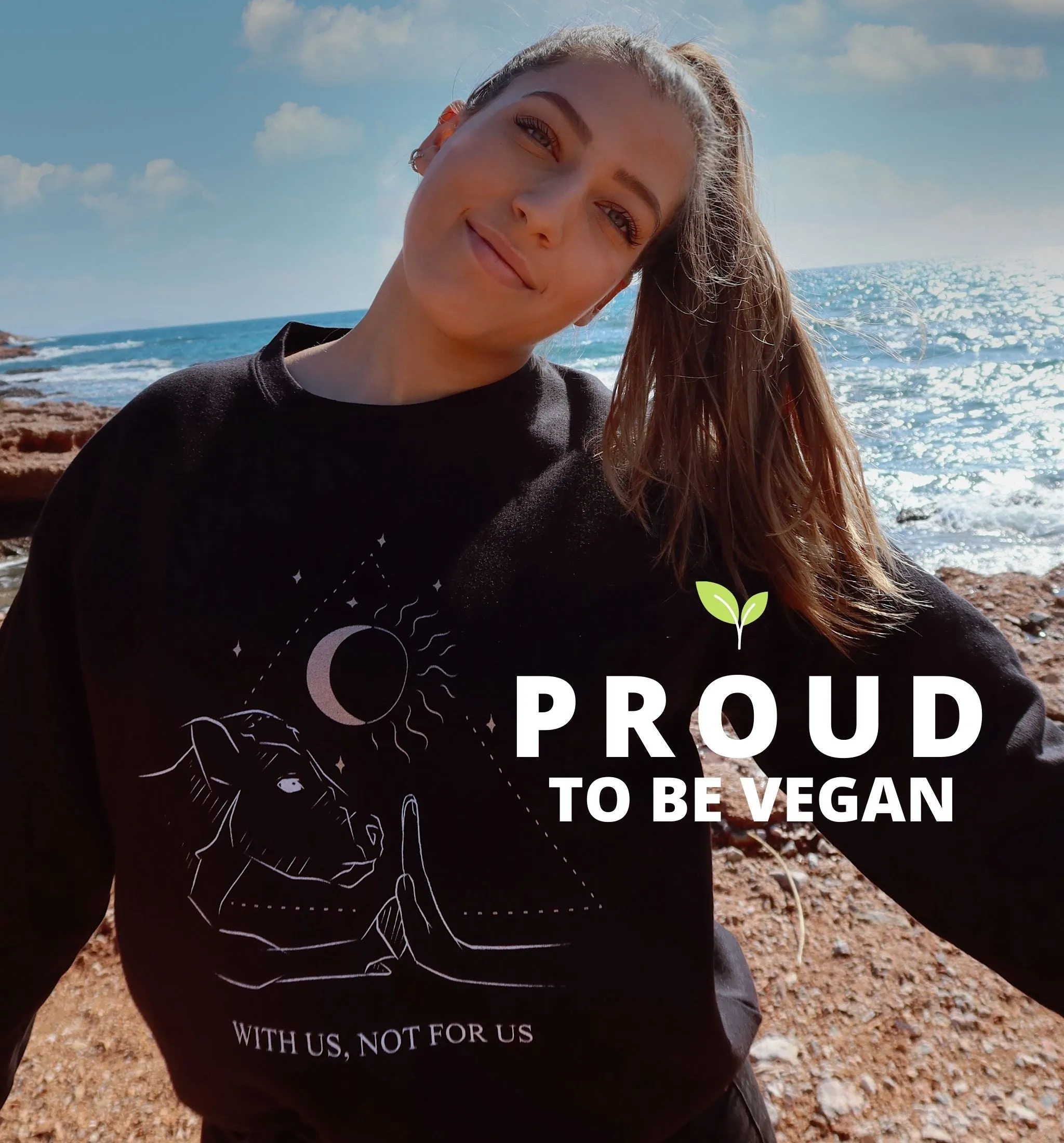 Friends Not Food | Vegan Crewneck