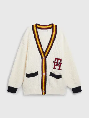 Girls 8-16 Varsity Monogram Cardigan | Sweatshirts & Hoodies | Tommy Kids