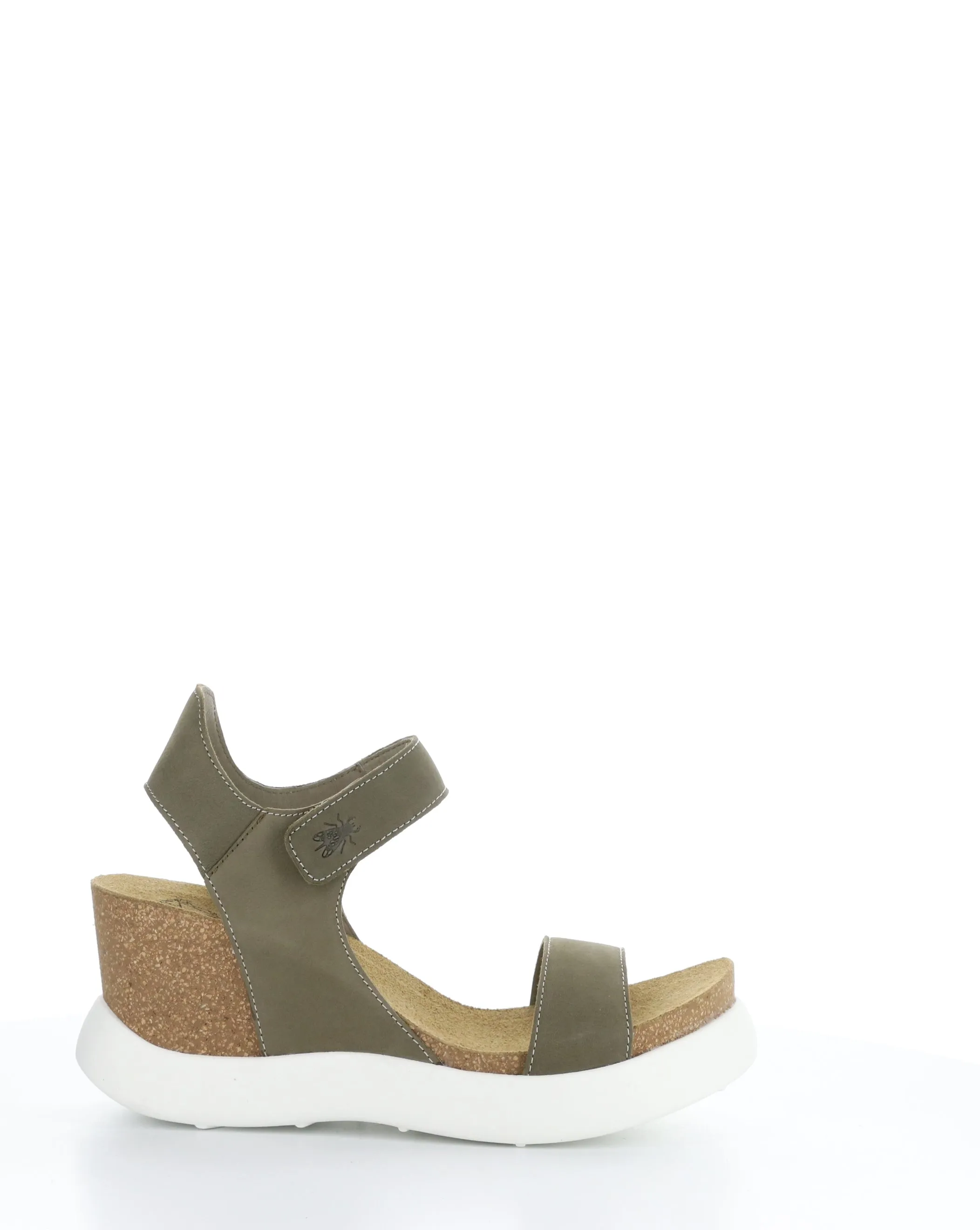 GOGO967FLY 002 KHAKI Velcro Sandals