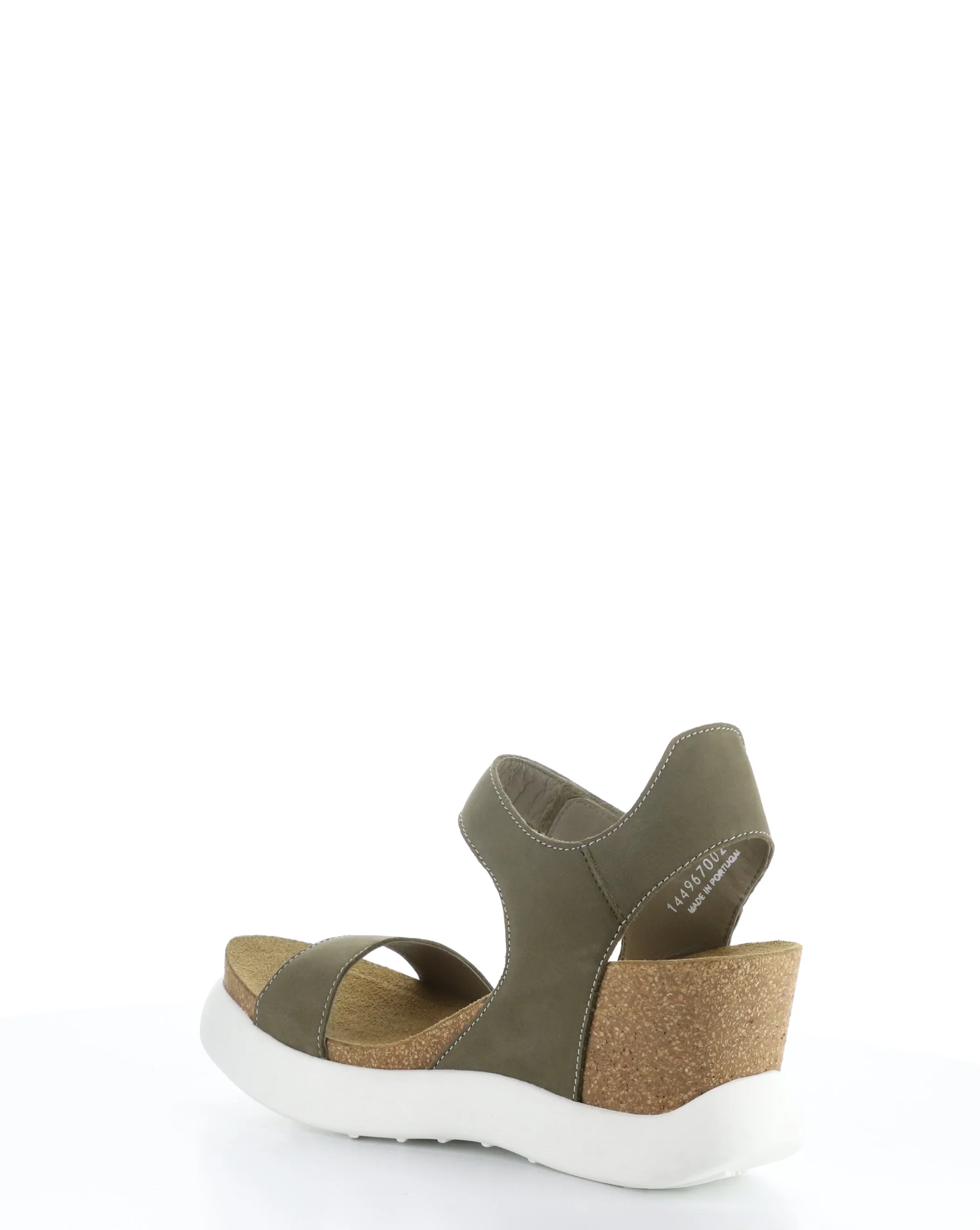 GOGO967FLY 002 KHAKI Velcro Sandals