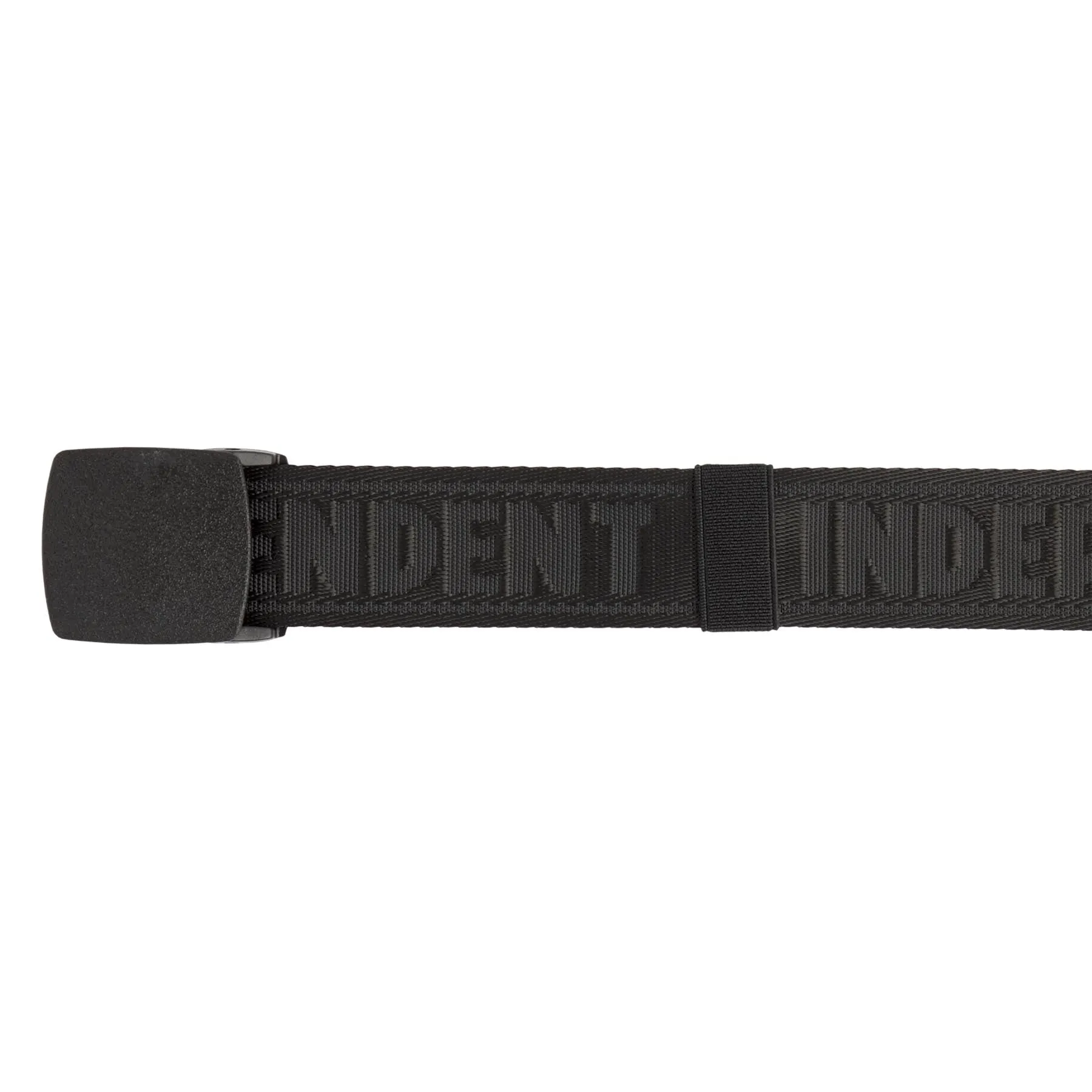 Independent Bar Repeat Web Belt Black