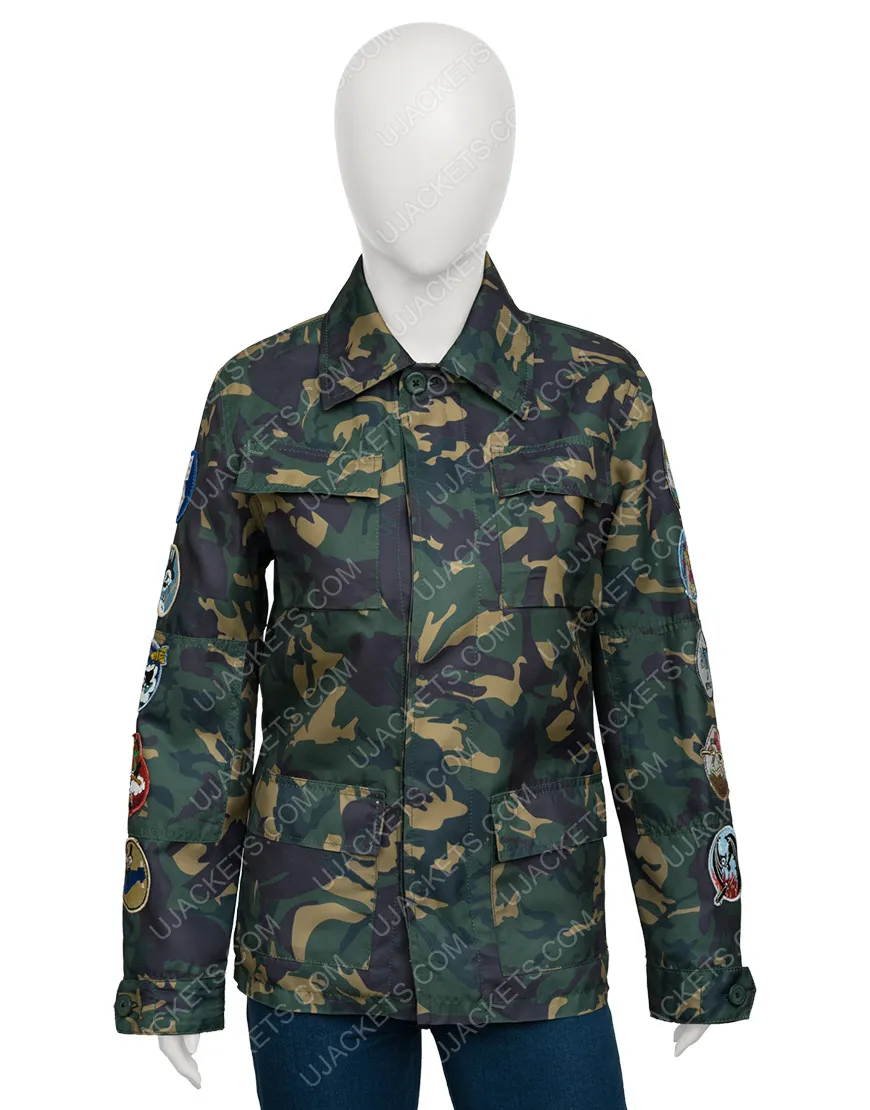 Insecure Issa Rae Jacket | HBO TV-Series Army Printed Jacket | 30% OFF