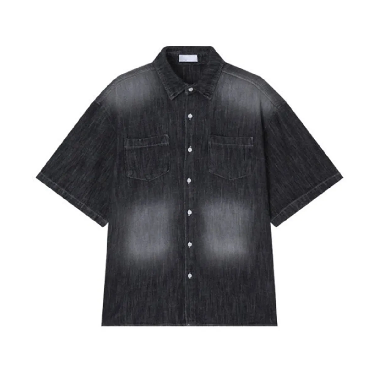 IONSEOUL  |Plain Short Sleeves Shirts